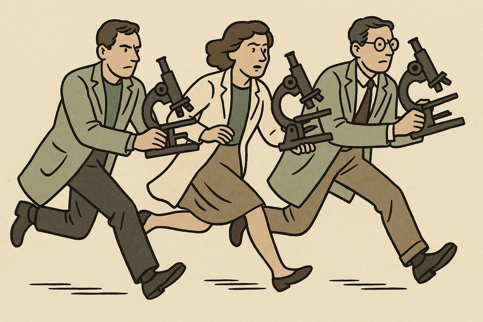 The Curious Case of a Blogger's Indictment: When Three Scientists Ran Away with Their Microscopes