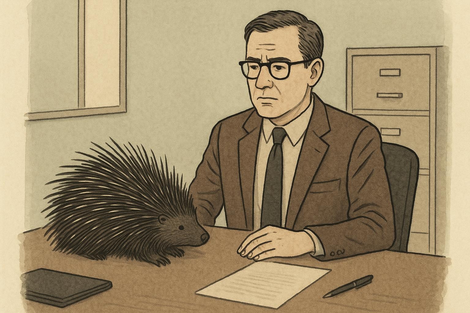 Department of the Interior Approves Emotional Support Porcupines for All Federal Employees