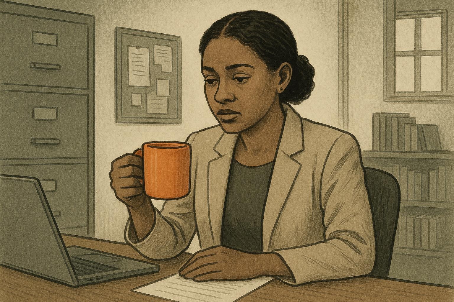 Ugandan Aid Workers Designate Office Mug as Official Stress Consultant