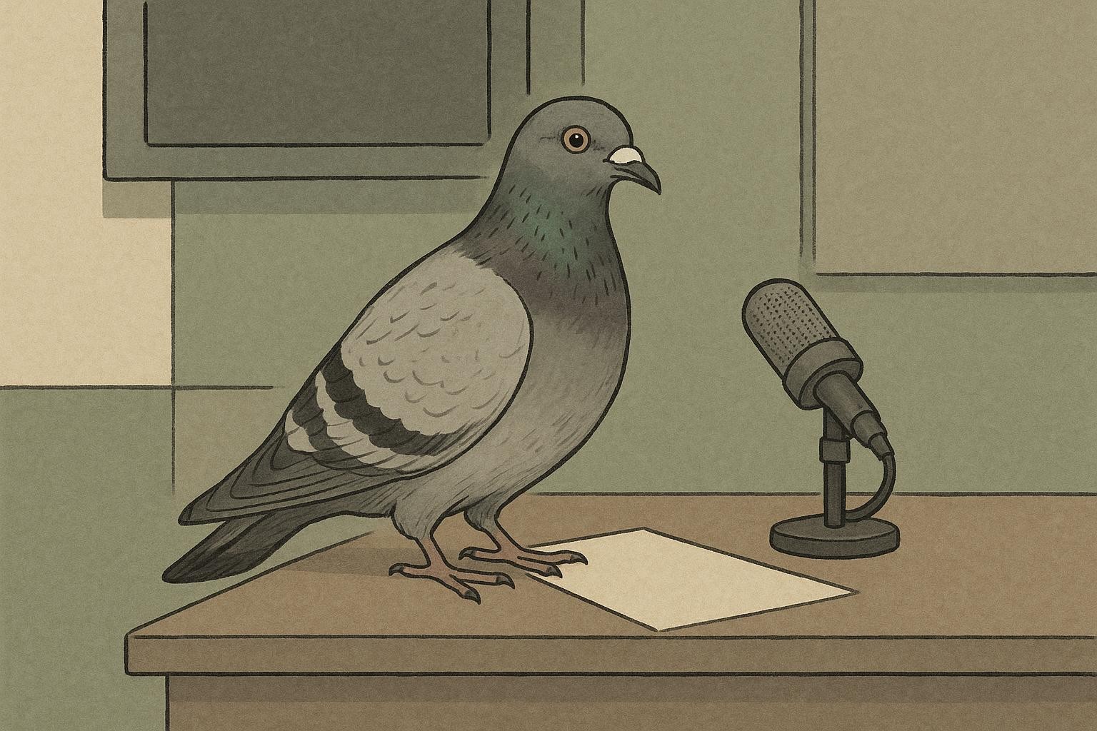 Channel 132 Hires Racing Pigeon as New Weekend Sports Anchor