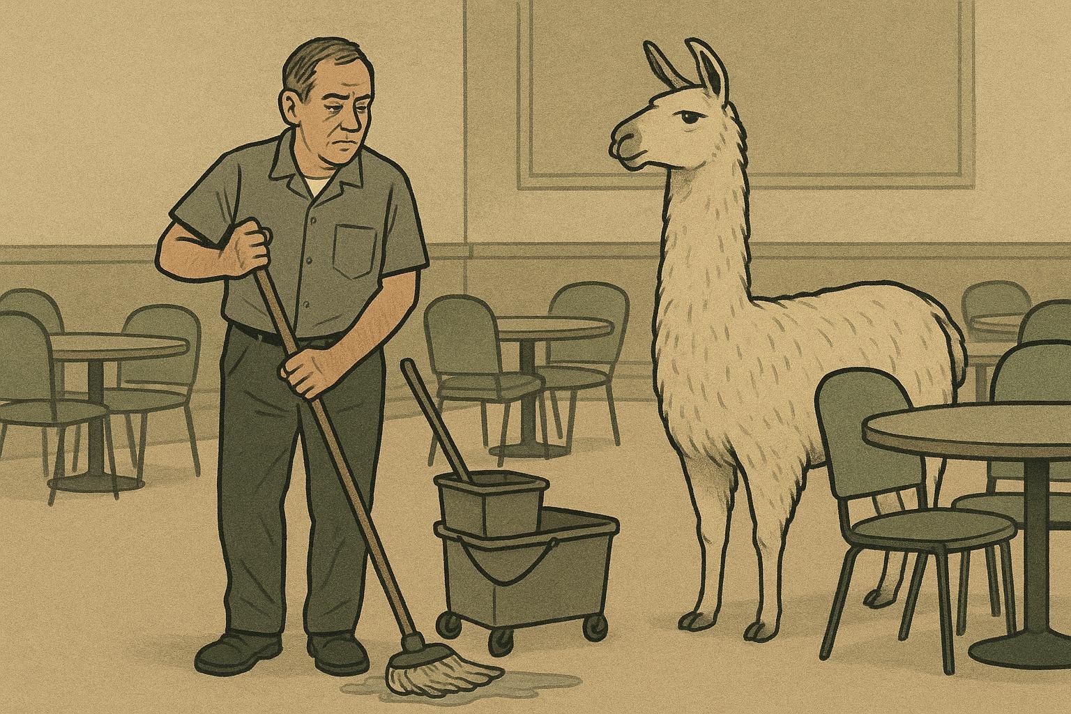 Senate Committee Divides Over Unannounced Therapy Llama in Capitol Cafeteria
