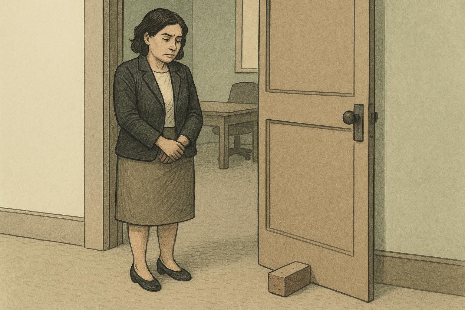 New Doorstop in Colombian Office Sparks Heated Debate